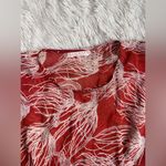 Banjanan Flowy 100% Silk Mini Dress Orange Red Floral Size Small Photo 5