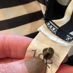 ZARA Basic Black And White Striped Long Sleeve Button Front Blouse Size S Photo 5