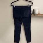 Ann Taylor  Loft Navy and Gold Spotted Modern Skinny Pants Size 26/2P Photo 3
