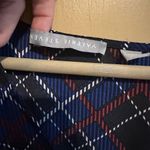 Valerie Stevens  blouse plaid tartan blue black red size L Photo 4