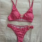 Floral Pink Bikini Size M Photo 0