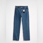 Pretty Little Thing Blue Straight Leg Women's Jeans Photo 2