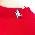 Vtg 90s Nutcracker Christmas Bear Embroidered Red Turtleneck Shirt XXL Holiday Photo 2