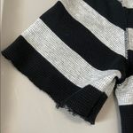 Ralph Lauren Polo  Waffleknit Lounge Shirt Black/Gray Size Small * Cut Sleeves Photo 6