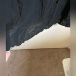 🌞American Rag Cie Black Halter Top Crinkle Body Embroidered Floral Maxi Dress Size L Photo 8