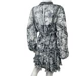 Topshop ASOS Monochrome Floral Print Dress Photo 10