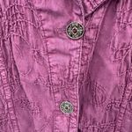 Christopher‎ Banks Western Santa Fe Vest Top Womens Medium Purple Cotton Pockets Photo 3