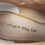 Charm City Sole Womens Fringe Platform Heel Ankle Booties Peep Toe Size 8 Brown Photo 11