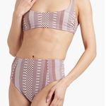 Veronica Beard NWT  Celeste ruched printed bikini top Photo 1