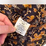 Doen Floral Cotton Blouse Black Size XXS Photo 5