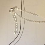 2/$25 Listing 🛍 New Minimalist Silver Dainty Sentiment “Mom” Necklace with Card Photo 1