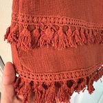 Skylar + Madison Burnt Orange Tassel Skirt Photo 1