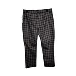 Sanctuary  Plaid Stretch Crop Pants Womens XL Elastic Waist Casual Career Trouser Photo 4