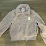 NEW Haribo Pink Juniors Fleece Teddy Crop Zip Up Lined Jacket M $74 Size M Photo 0