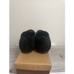 Coldwater Creek  Cross Band‎ Flats Black Suede 9 1/2 M Women's Leather Photo 2