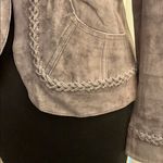 Anne Klein AK gray suede blazer. Photo 7