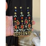 Mac Duggal NEW, Embellished One Shoulder Long Sleeve Gown in Black Sz 4 Photo 7