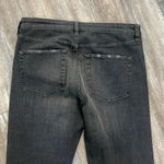 Free People  Flare Jeans Womens Black Distressed Ripped Denim Jeans size 30 Photo 5