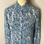 Zadig & Voltaire  Rougi CDC Wild Snakeskin Shirt‎ Dress XS Photo 6