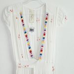 Jen's Pirate Booty White Mythology Short Sleeve Maxi Wrap Dress Photo 2