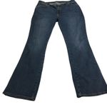 Aura JEANS Women's Bootcut Denim Blue Stretch Flared Pants Size 14 TAL Photo 0