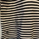 Ralph Lauren Black Label LRL Henley Top Shirt Size XL Black Striped Ribbed Photo 2