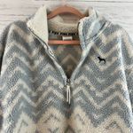 Victoria's Secret PINK Victoria’s Secret Sherpa Quarter Zip Pullover Size L Photo 2