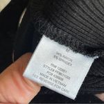 Pink Rose  | Black Ribbed V-neck Short Sleeve Bodysuit Sz M Photo 5