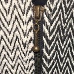 Westbound  Casual Black & White Herringbone Full Zip Vest Waistcoat Photo 3