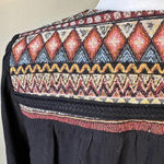 Nordstrom Melrose & Market Tie Front Brocade Top Cardigan - medium Photo 6