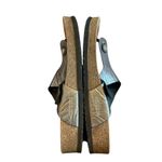 Mephisto Melinda Grey Metallic Silver Sandals Slip On Slides Size 40 10 Women's Gray Photo 10