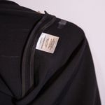 Veronica Beard  Costello Chiffon Satin Trim Tie Neck Sleeve Blouse Shirt Black 6 Photo 2