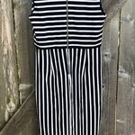 Joseph Ribkoff NWT Striped Faux Wrap Step Hem Dress Dark Blue White Size 12 Photo 10