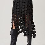 Commence Laser cut Multi Circle Double Layered Skirt Photo 0