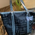 Coach AUTHENTIC BANDANA GLITTER GRAFFITI CANVAS / LIMITED EDITION Photo 0