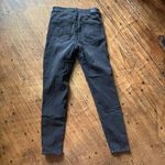 American Eagle  black curvy hi-rise 6 basic jeggings Photo 4