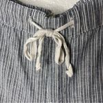 Caslon  Size 1x Lightweight Beach Summer Pants Vacation Striped White Blue Photo 7