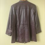 Denim & Co . Women's Leather Jacket - Dark Brown Photo 6