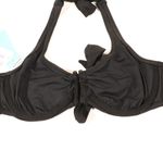 Seafolly NWT  D Cup "U" Halter Bra Bikini Top in Black Photo 9