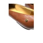 Etienne Aigner 8.5 brown leather and linen tassel loafers Slip On Flats Womens Photo 4