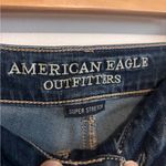 American Eagle  Outfitters Blue Festival Crop Flare Jeans Photo 3