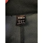 SheIn  Pant Suit Set Womens Medium Navy Blue Double Breasted Blazer Pants Stretch Photo 4