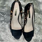 Louise et Cie  Black and Leopard Print Heels Photo 7