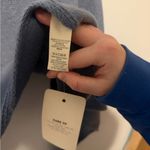 Free People  NWT Coastline Cable Knit Scarf Light Baby Blue: Size- One Size Photo 3