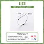 Boutique NEW Women's Dainty White Gold-Plated S925 LOVE Bar Ring Size 4 Photo 10