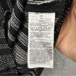 Old Navy NWT  Sleeveless Linen‎ Blend Shift Dress Black White Women's XS Photo 5