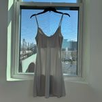 Forever 21 ⟡ sleek light gray satin slip dress in size M ⟡ Photo 4