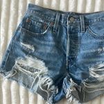 Levi's Levi’s 501 Distressed Denim Women's Shorts Photo 2