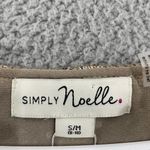 Simply Noelle Women S/M Tan Sequined Casual 3/4 Sleeve Top NWT Photo 3