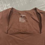 Brown square neck thong body suit by Reoria Photo 1